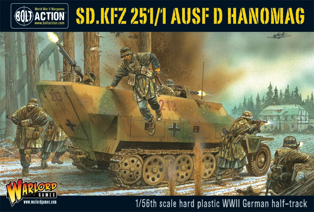 Bolt Action: German Army Vehicles & Transport - Sd.Kfz 251/1 Ausf D Hanomag
