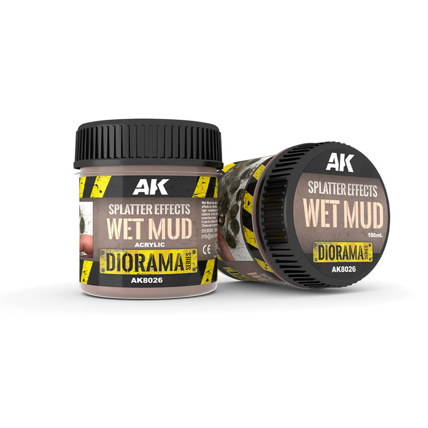 AKI: Texture SPLATTER EFFECTS WET MUD 100ml Acrylic