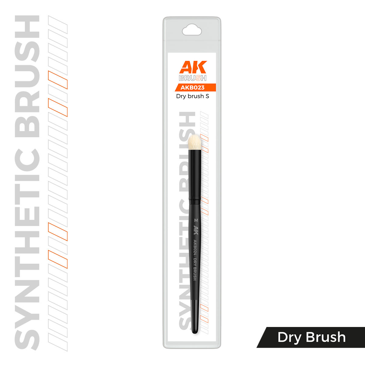 AK Interactive: AK SYNTHETIC DRY BRUSH S