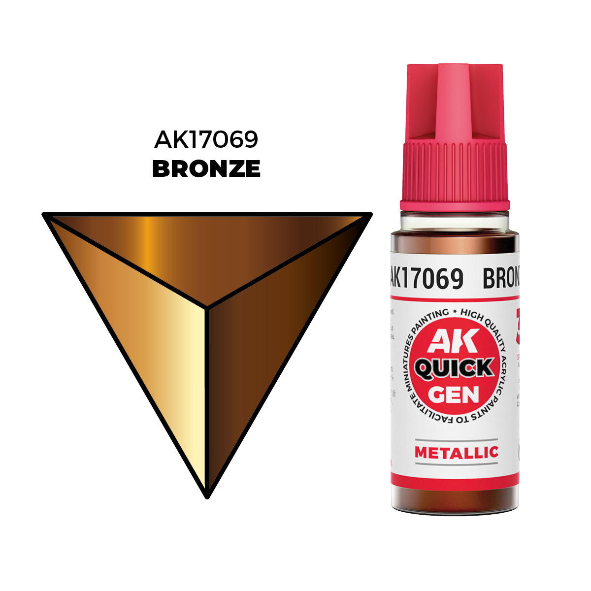 AKI: Quick Gen Acrylic Contrast Bronze 18ml