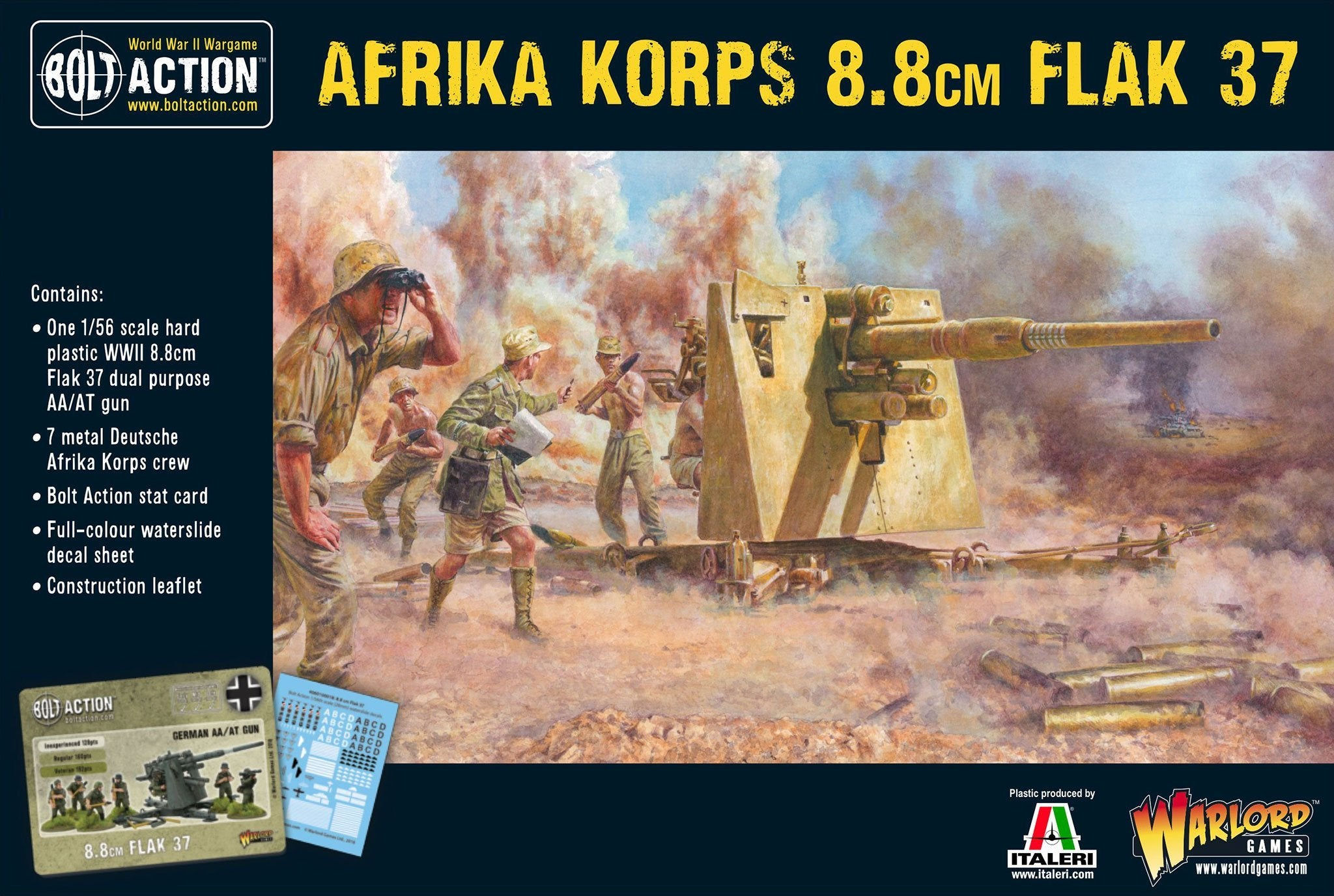 Bolt Action: German Army Support - Afrika Korps 8.8cm Flak 37
