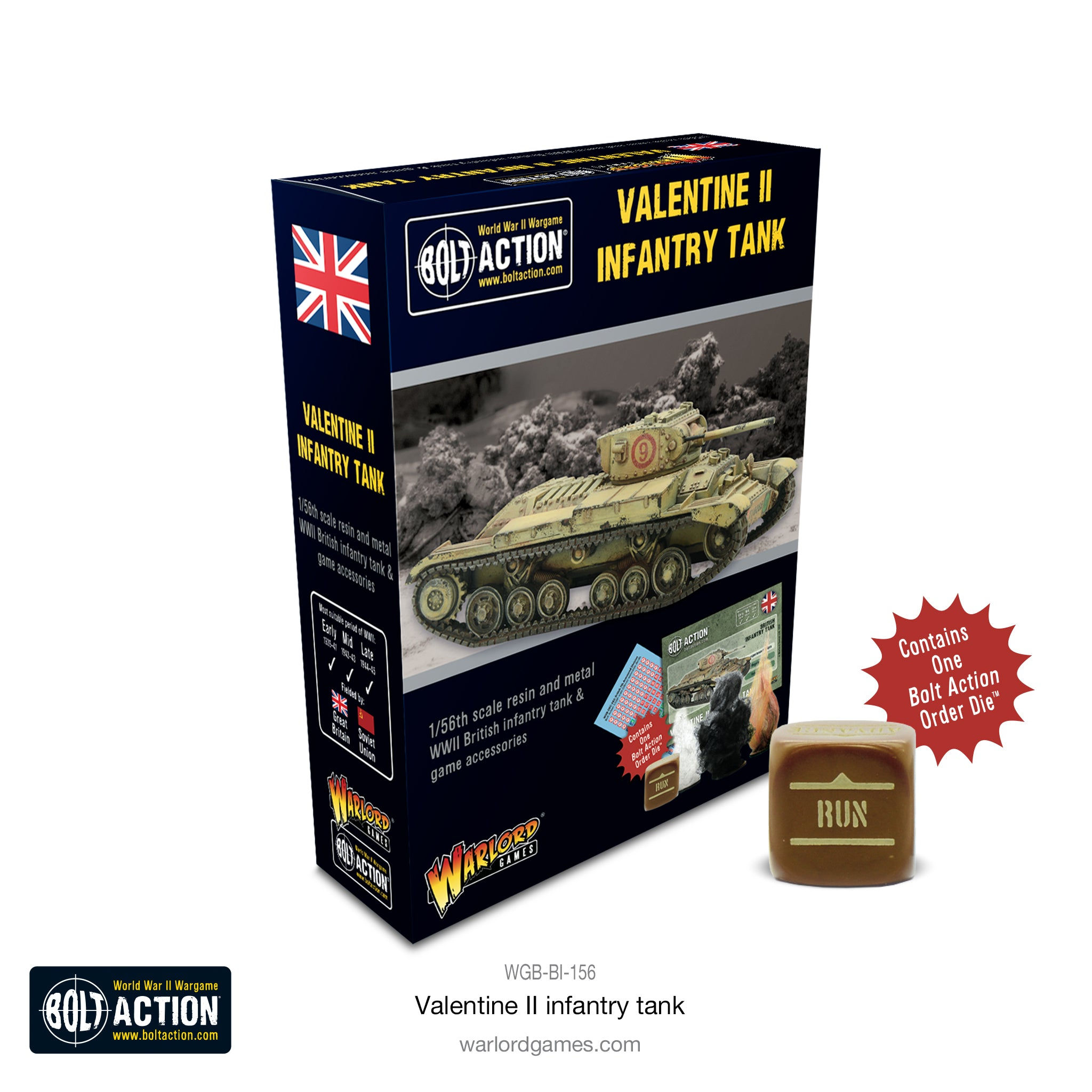 Bolt Action: British Army Tanks - Valentine II Infantry Tank