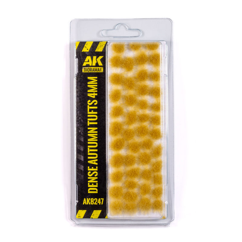 AKI: Wargame Tufts Dense Autumn 4mm new for 2024