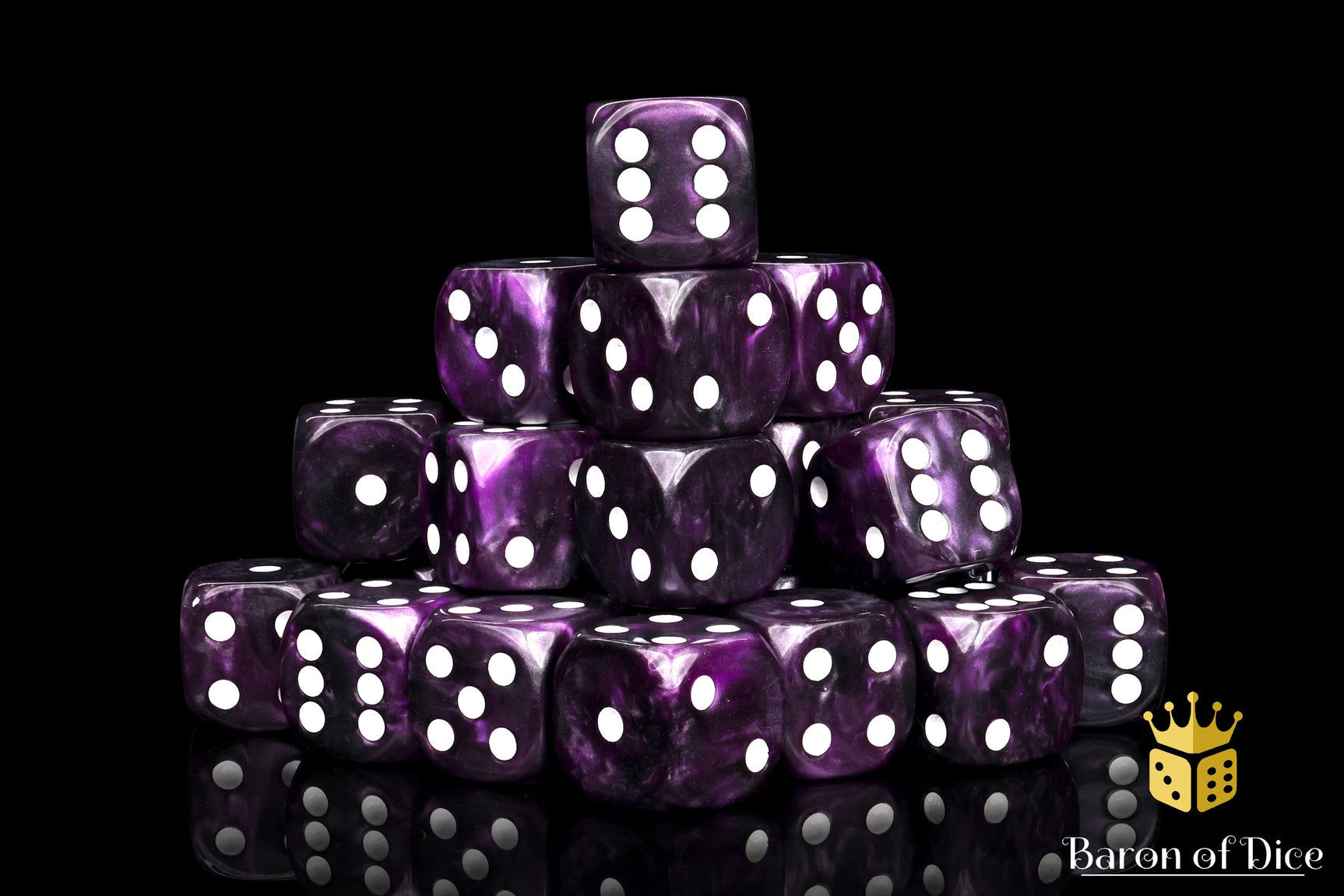 Baron of Dice: Universal Dice - Purple Celestial