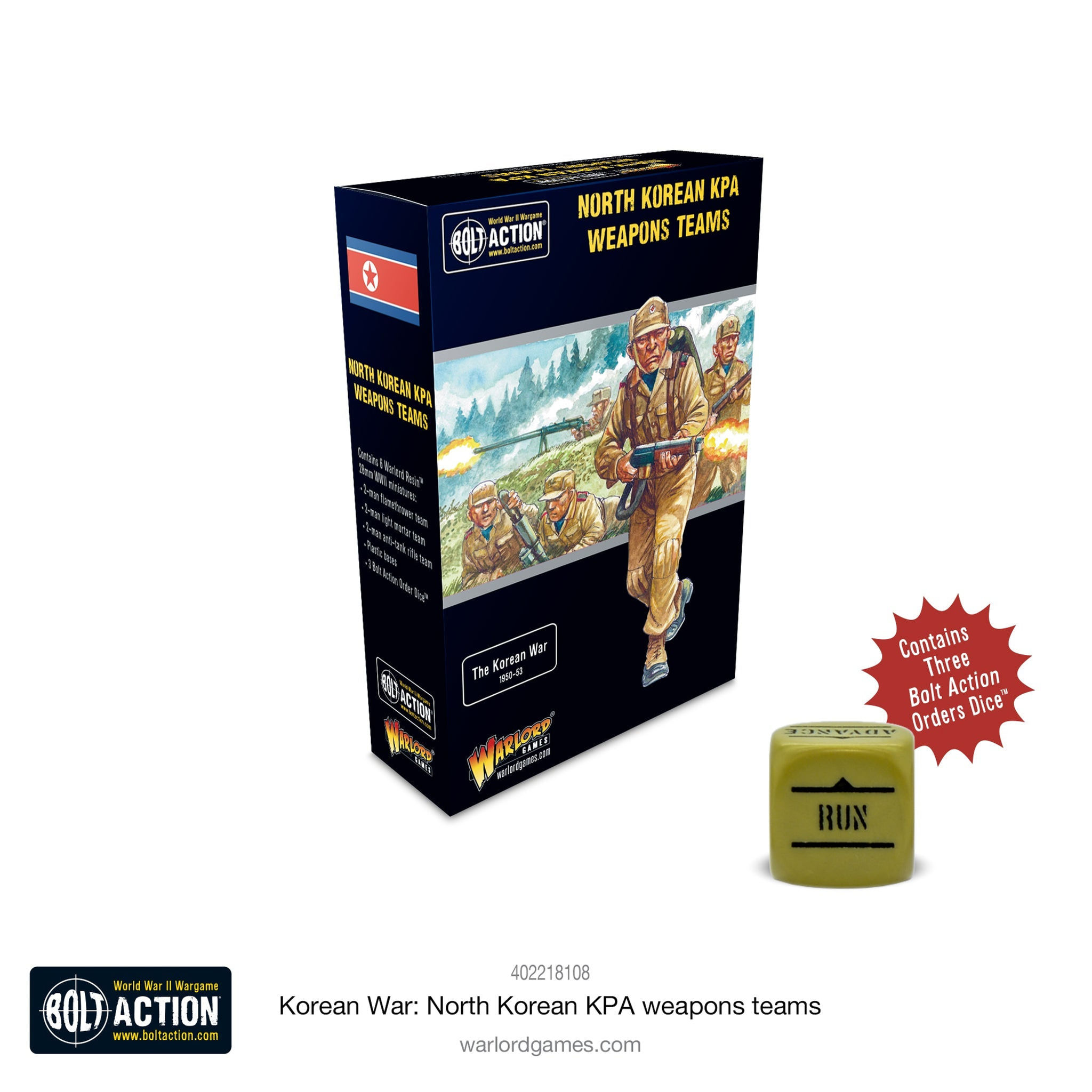 Bolt Action: Korean Wars - North Korean KPA Weapons teams