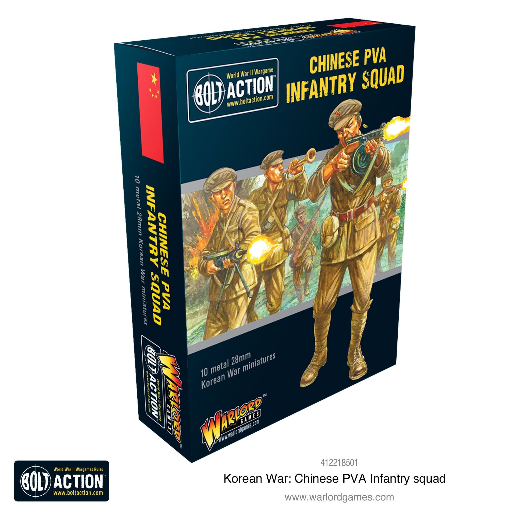Bolt Action: Korean Wars - Chinese PVA Infantry Squad