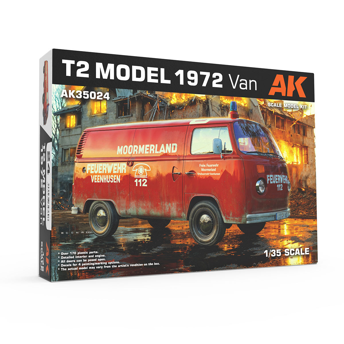 AKI: T2 Model 1972 Van 1:35 scale