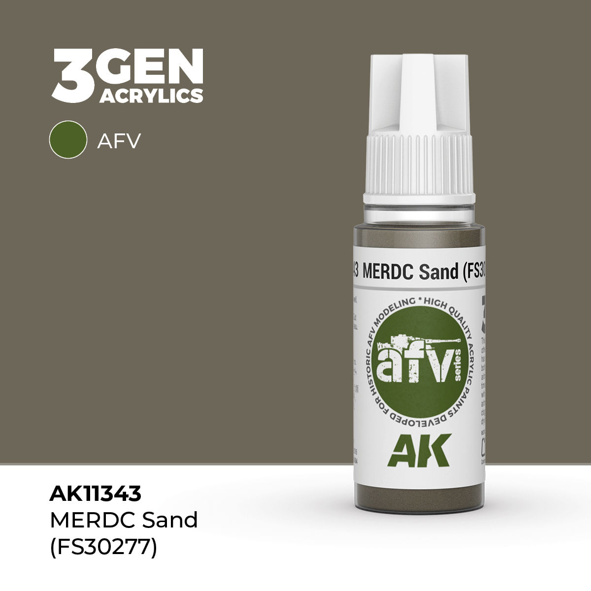 AKI: AFV Acrylics 3rd Gen MERDC Sand FS30277