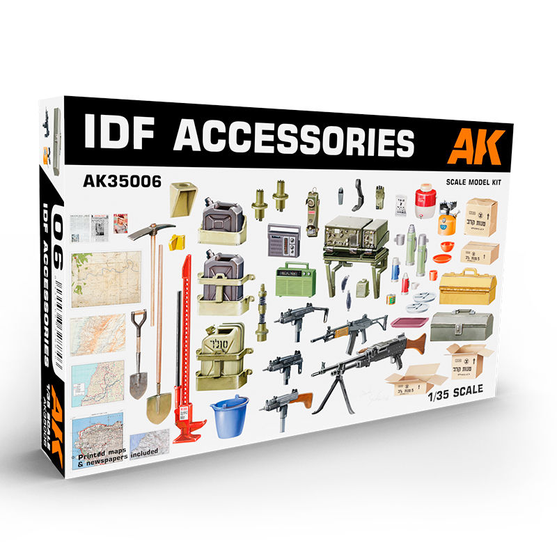 AKI: IDF Accessories 1:35 scale