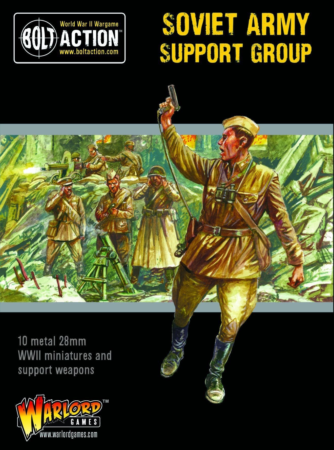 Bolt Action: Soviet Army Support - Soviet Army Support Group (HQ, Mortar & MMG)