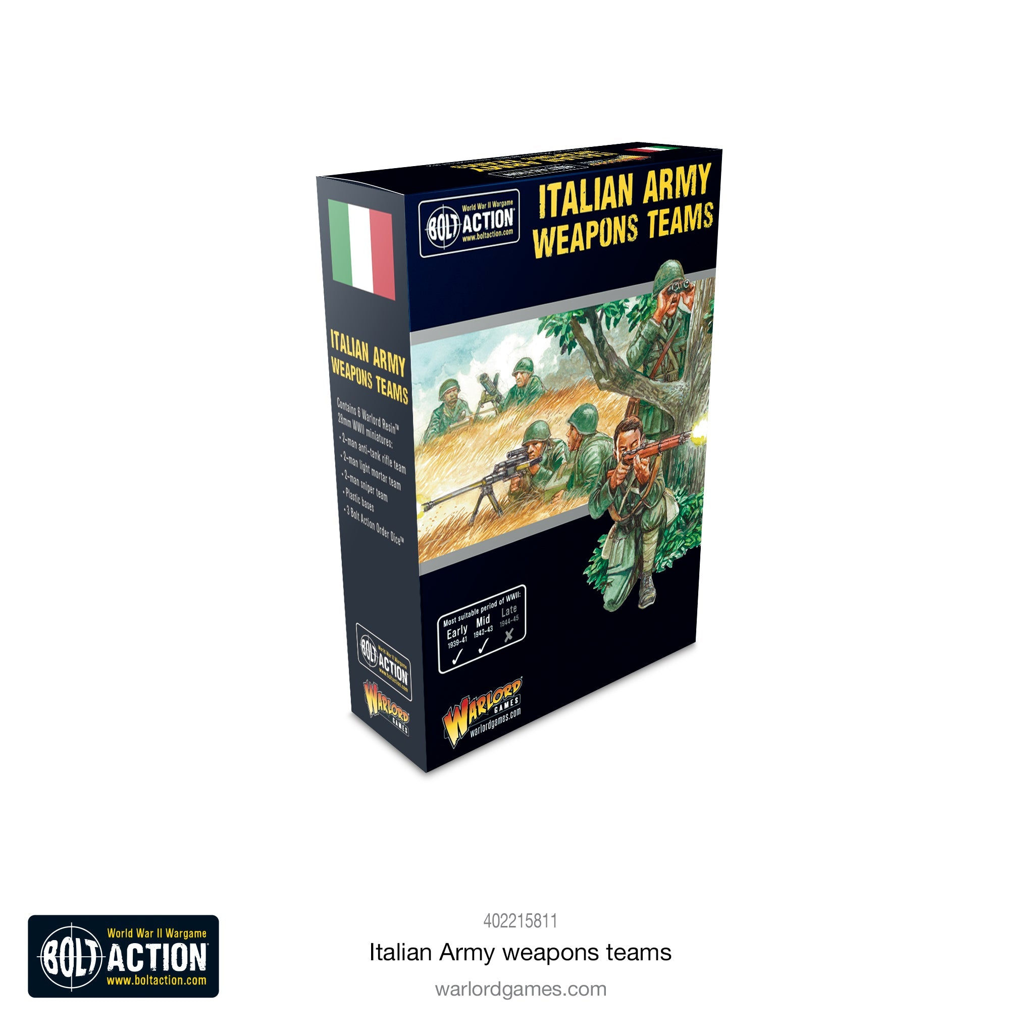 Bolt Action: Italian Army Support - Italian Army Weapons teams