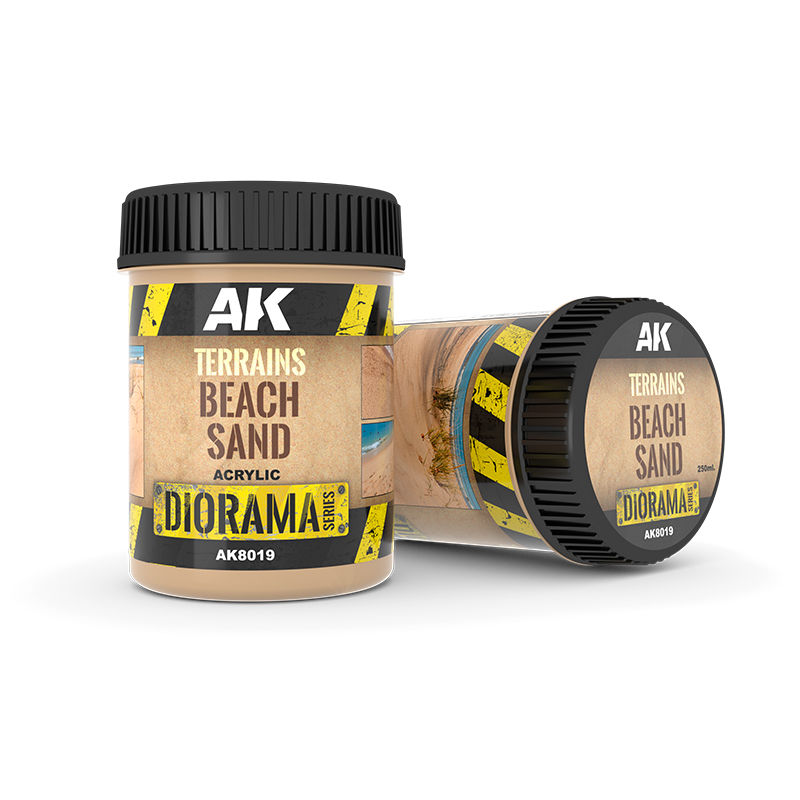 AKI: Texture TERRAINS BEACH SAND 250ml Acrylic