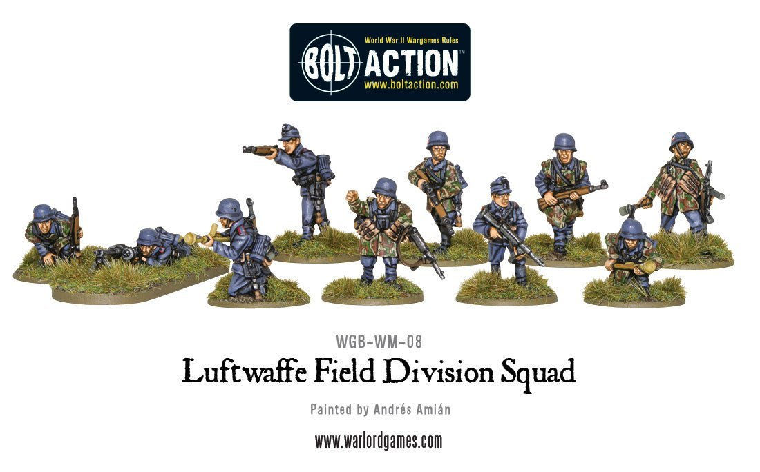 Bolt Action: German Army Infantry - Luftwaffe Field Division Squad