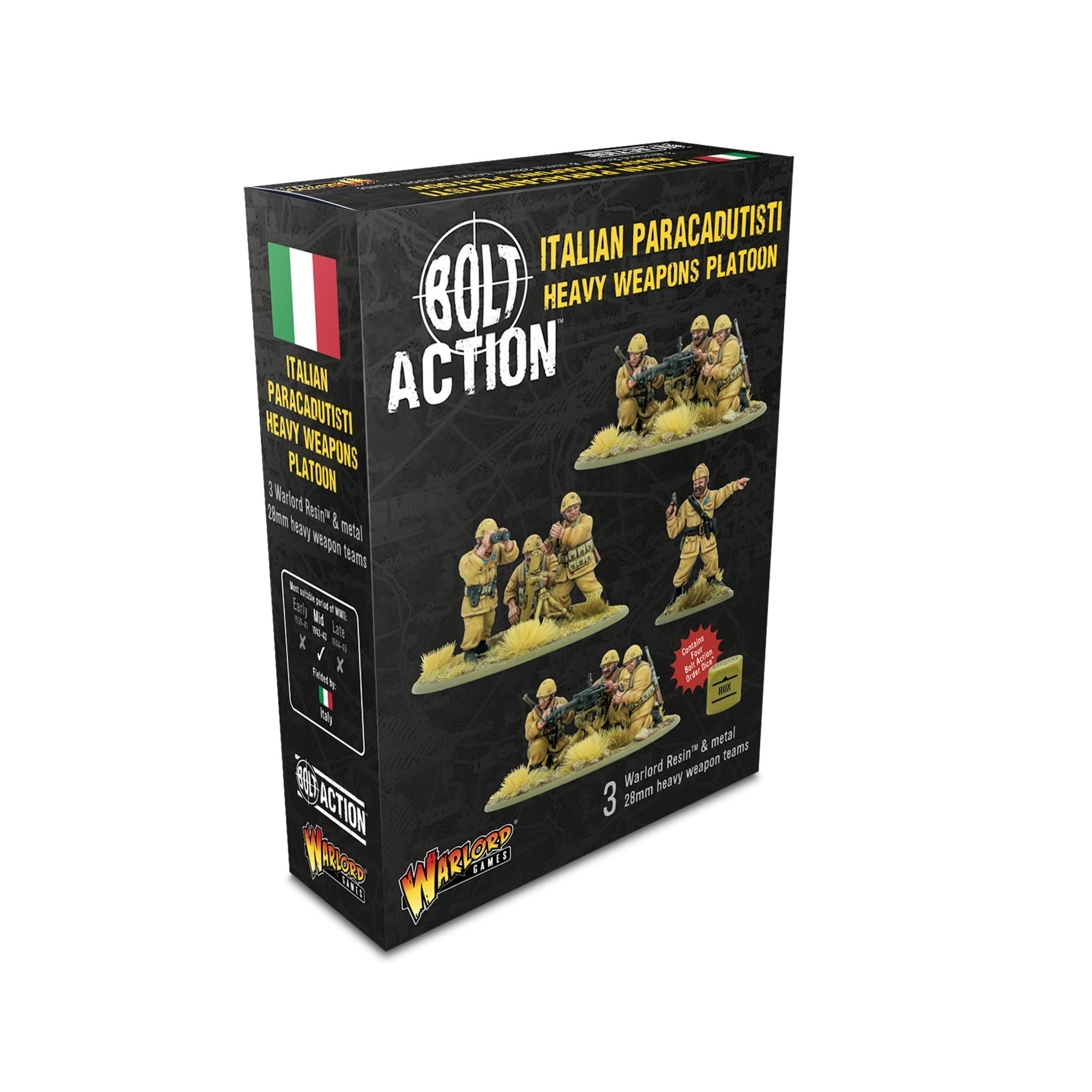 Bolt Action: Italian Paracadutisti Heavy Weapons Platoon*