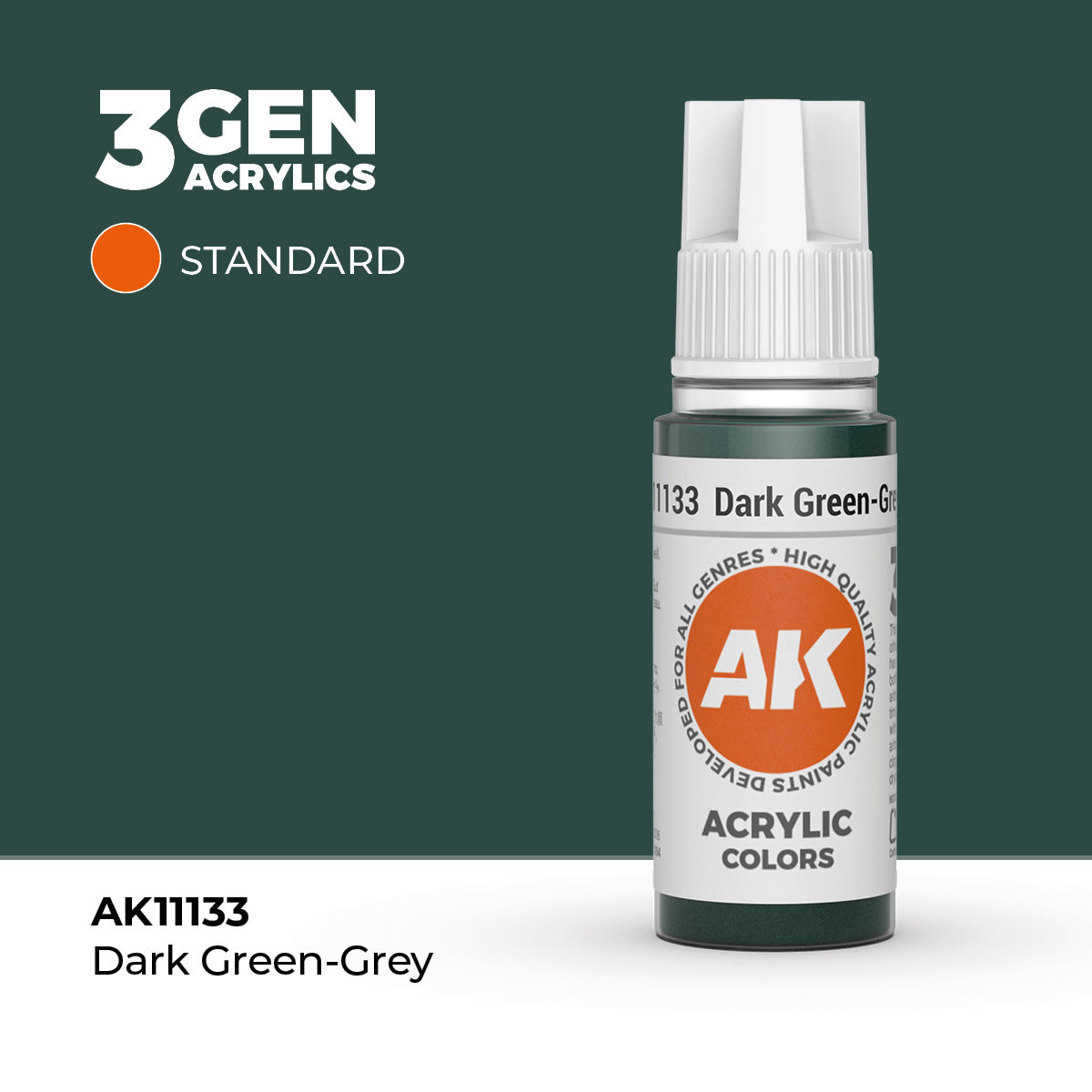 AKI: 3rd Gen Dark Green Grey 17ml