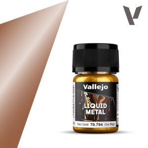 Vallejo: Liquid Gold - Alcoholbased metallics Red Gold 35 ml
