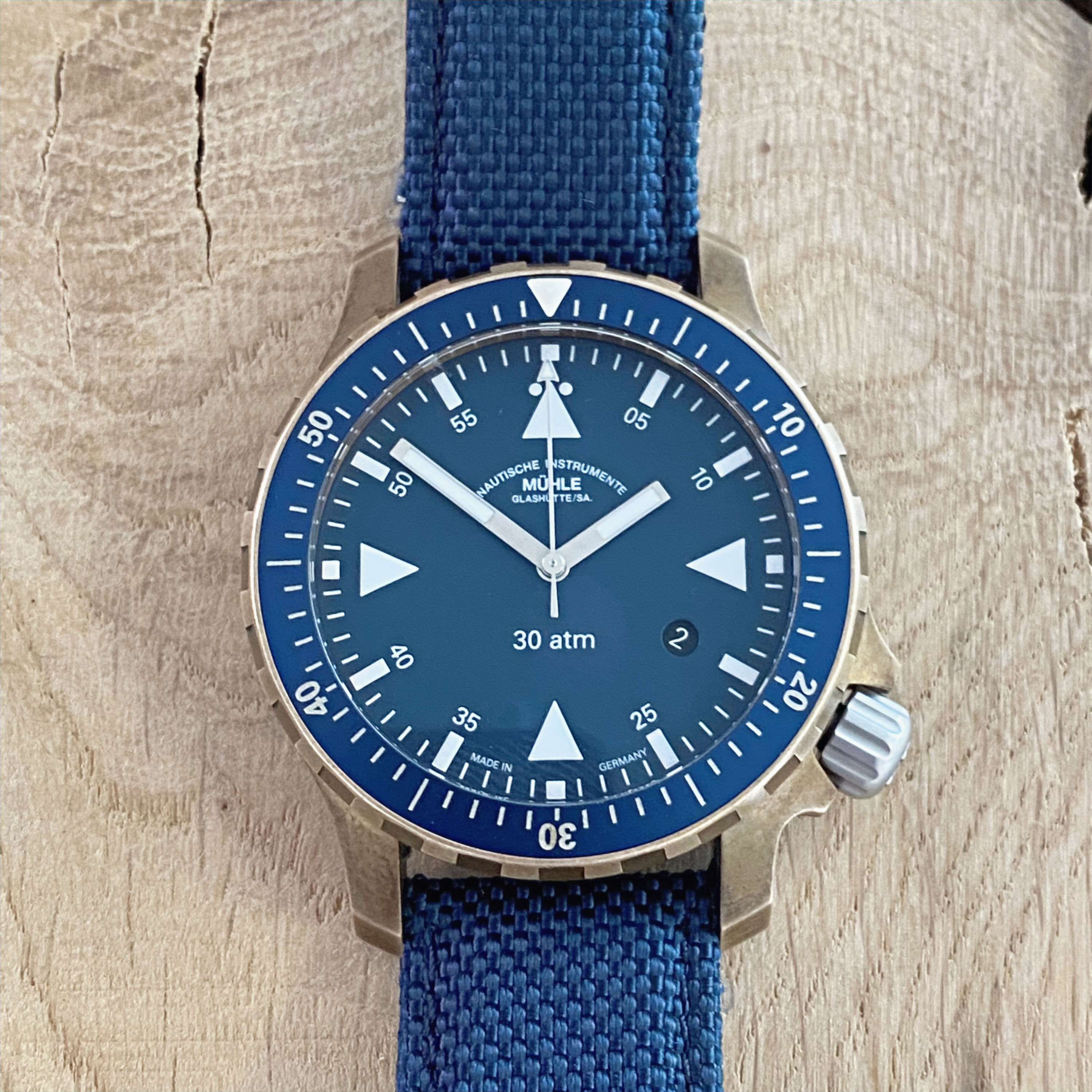 [VERKAUFT] Mühle Glashütte Yacht Timer Bronze Limited Edition - #375/500 -