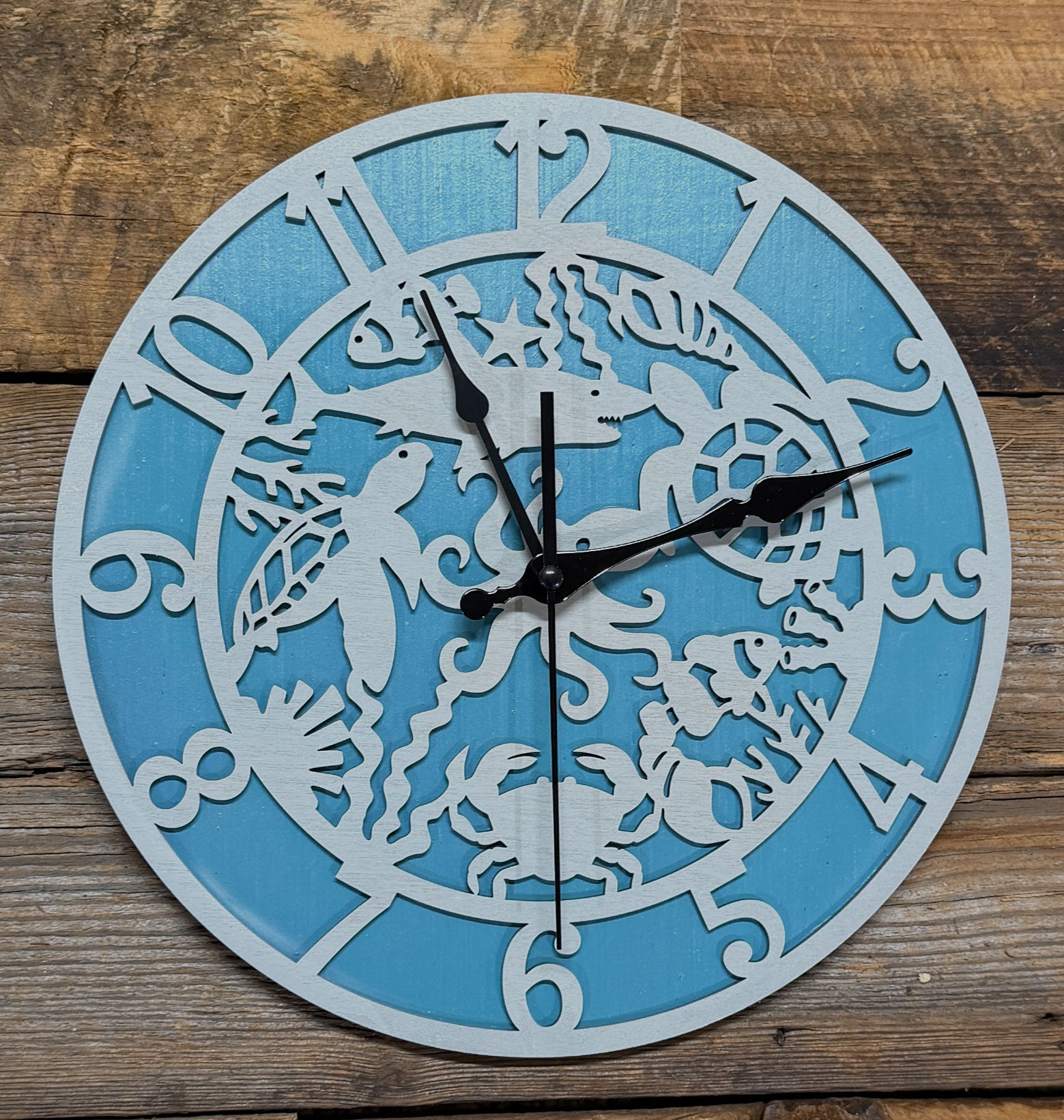Ocean Scene Clock