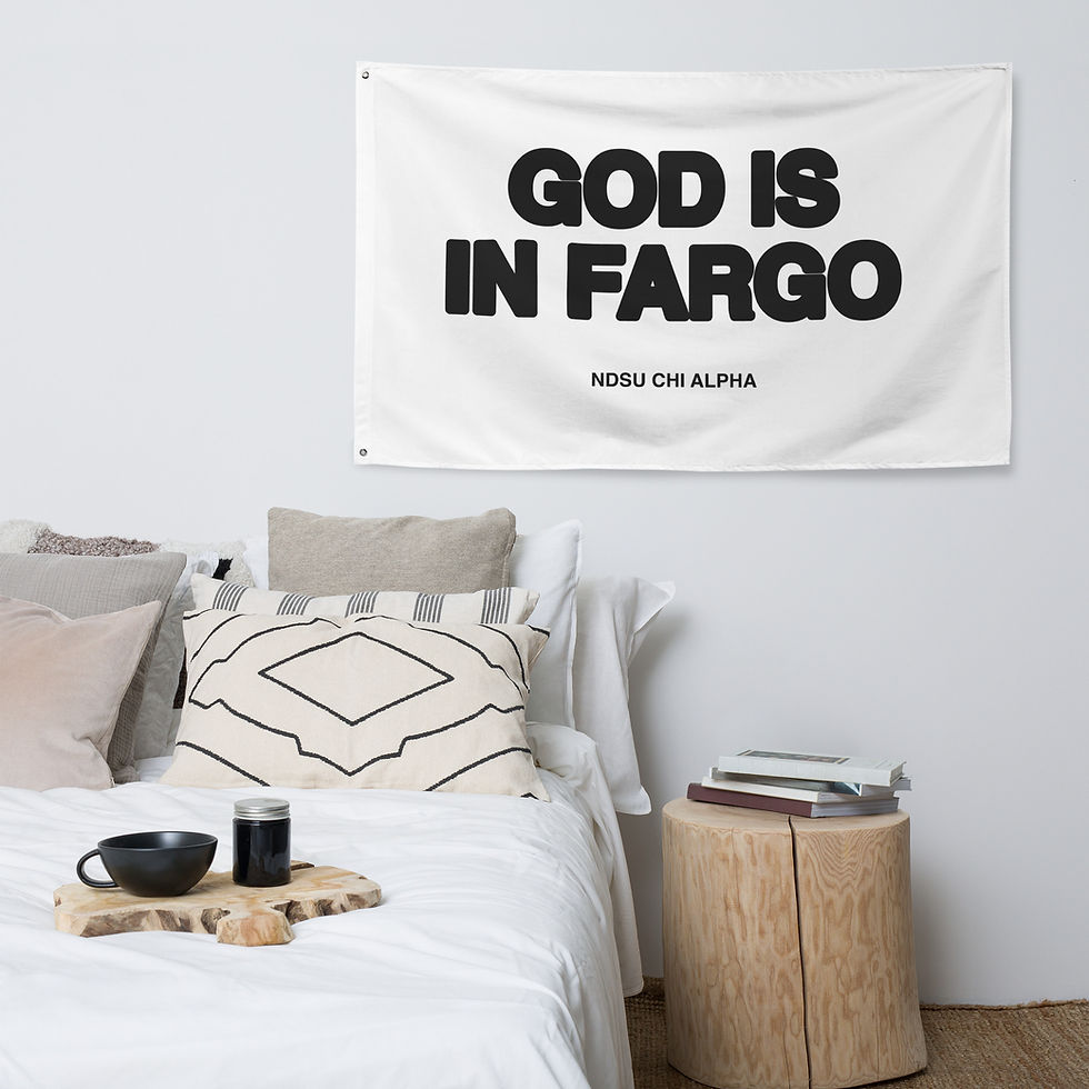 Thumbnail: "GOD IS IN FARGO" Flag