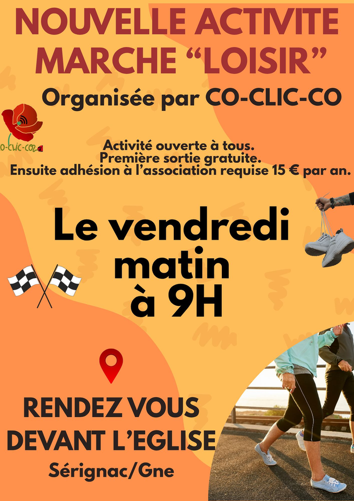 Marche loisir par L'Association Co Clic Co