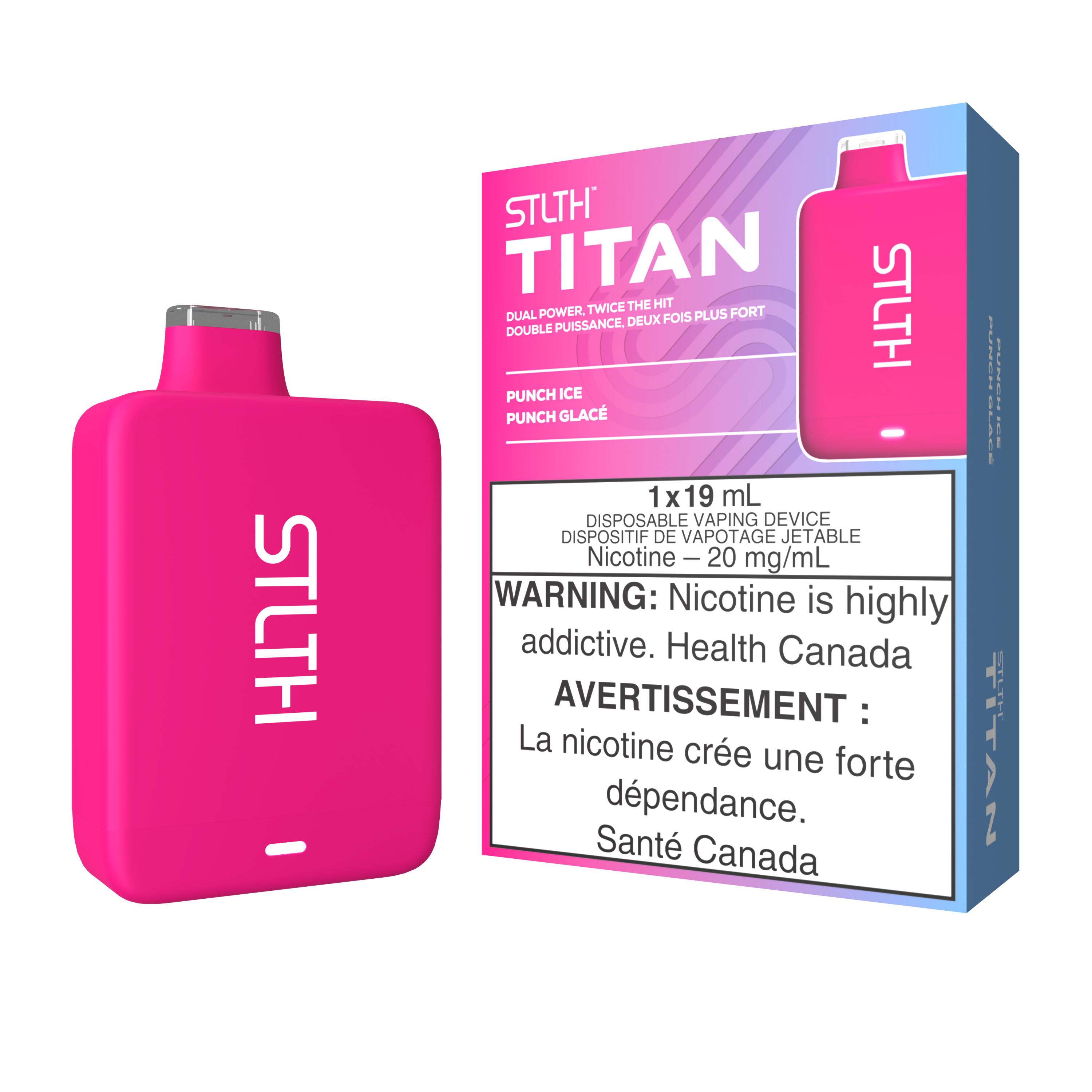STLTH TITAN DISPOSABLE 10K - PUNCH ICE