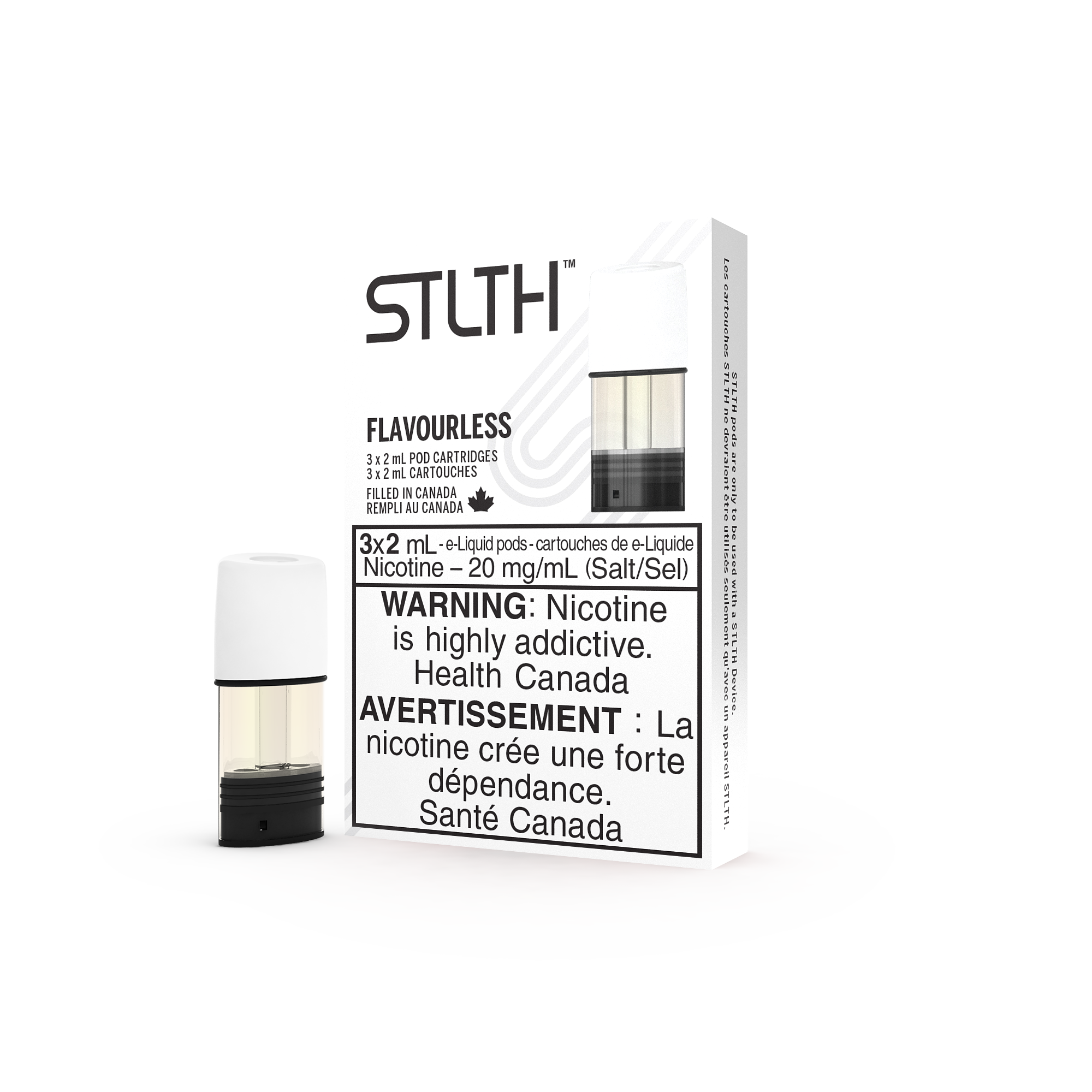 STLTH POD PACK -Flavourless 20MG 3/PACK