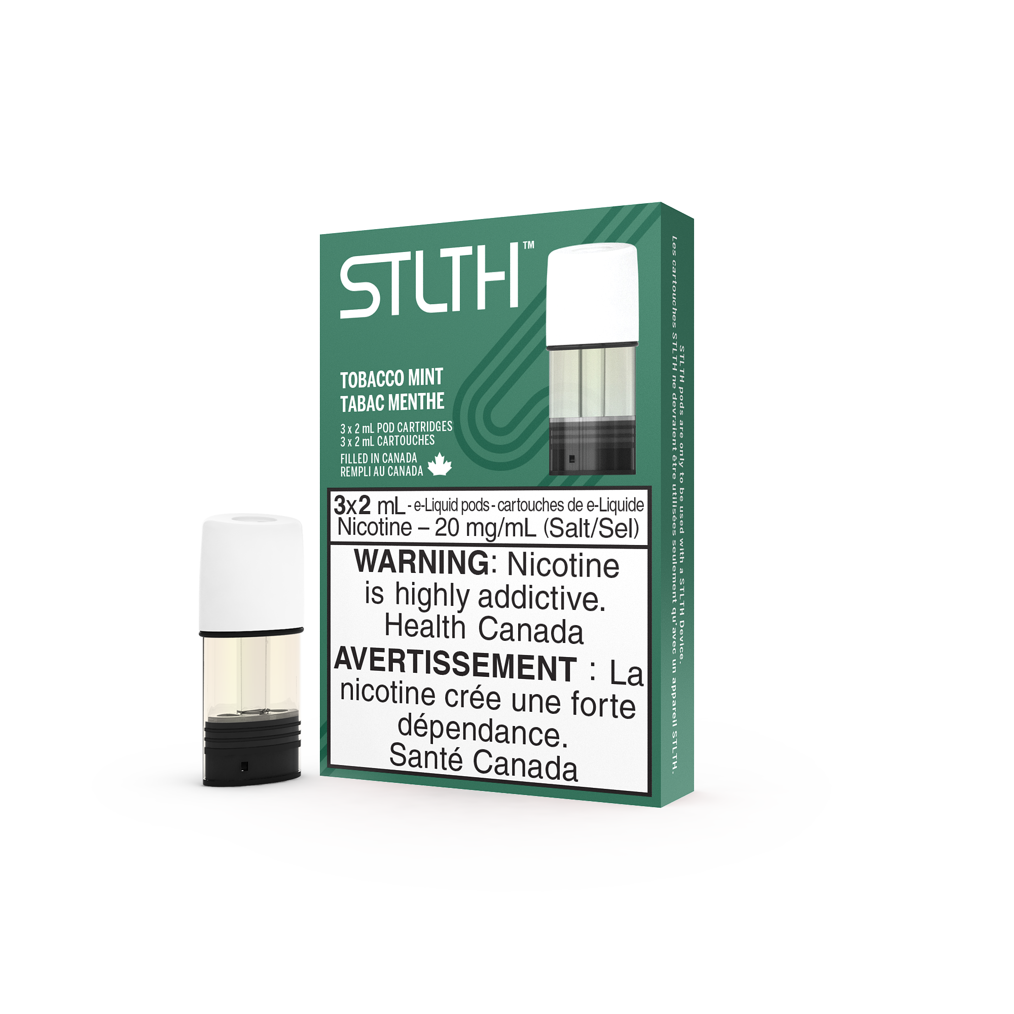 STLTH POD PACK -Tobacco mint 20MG 3/PACK