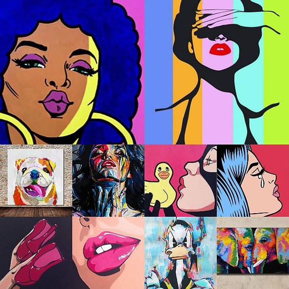 Свободная тема: "POP art" (м. Киевская)