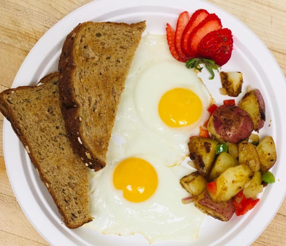 Arranged Food and Objects