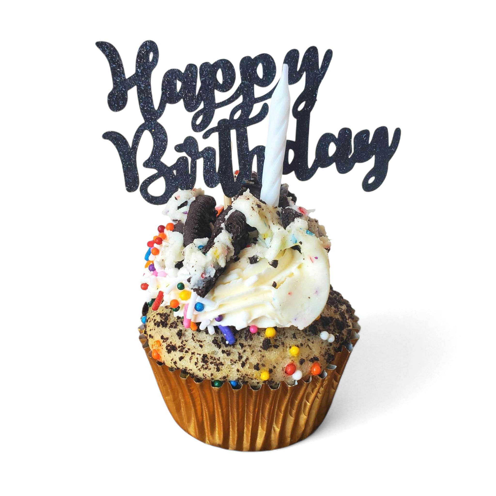 6 HAPPY B-DAY CUPCAKES 🎈 