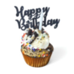 12 HAPPY B-DAY CUPCAKES 🎈