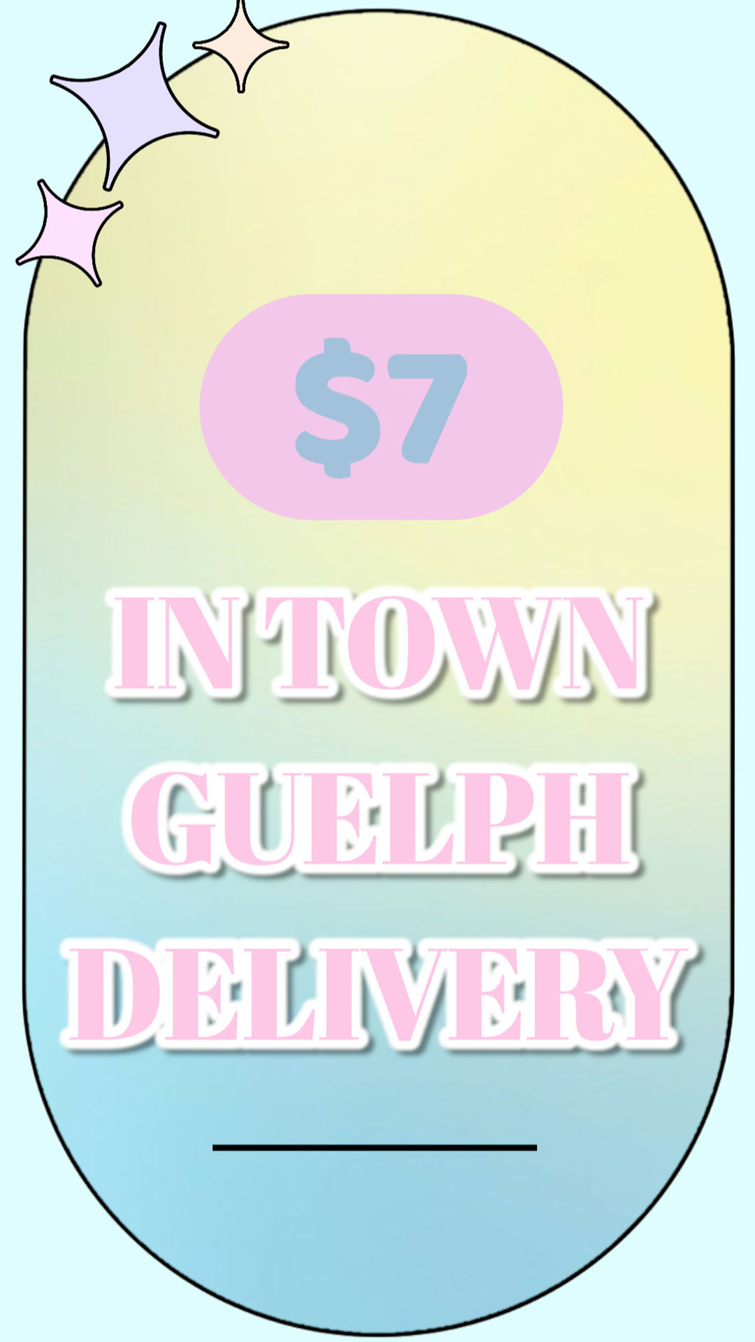 IN-TOWN GUELPH DELIVERY 🚙