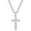 Thumbnail: Christian Bible Cross Stainless Steel Statement Necklace Women/Men Catholic