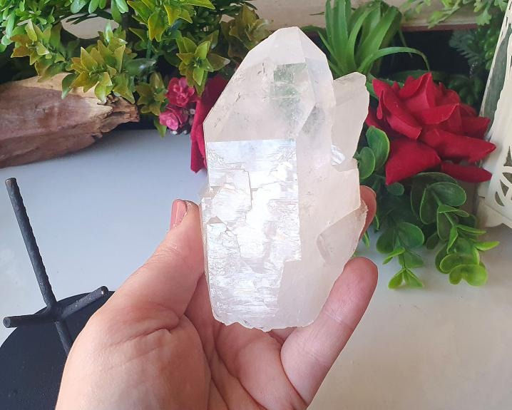 Miniatura: DRUSA DE CRISTAL NA BASE DE METAL 395(gr)