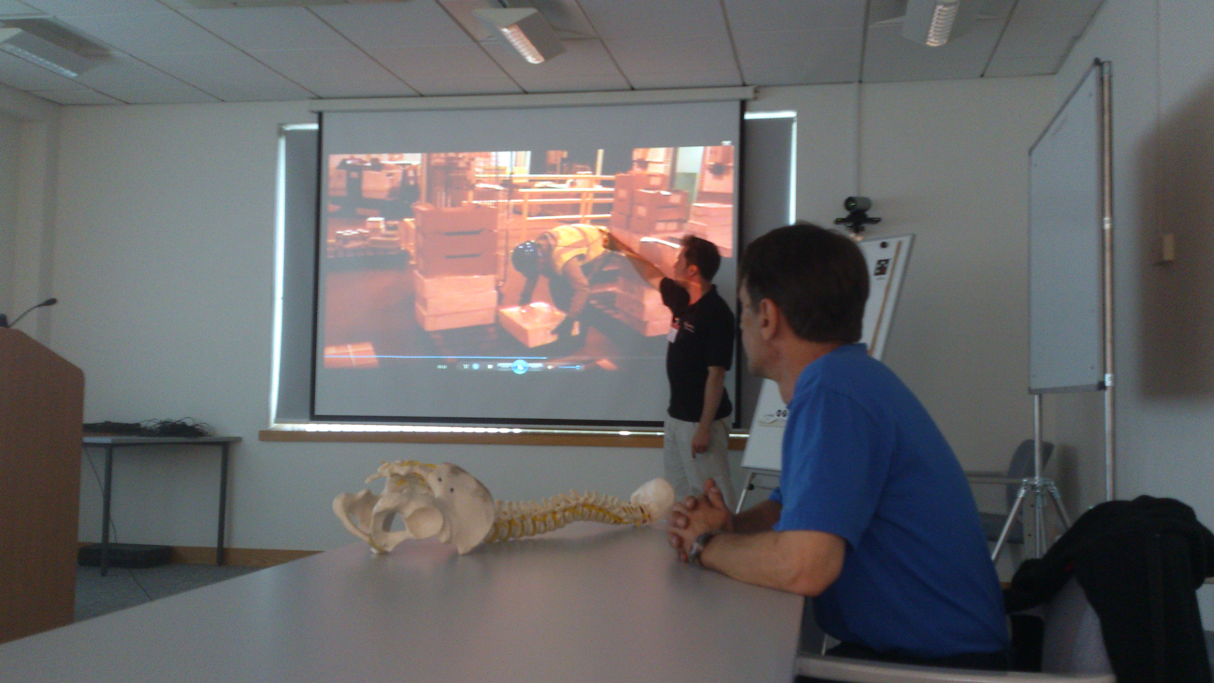 Classroom manual handling training