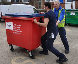 BackSafe Pushing of Commercial Bin
