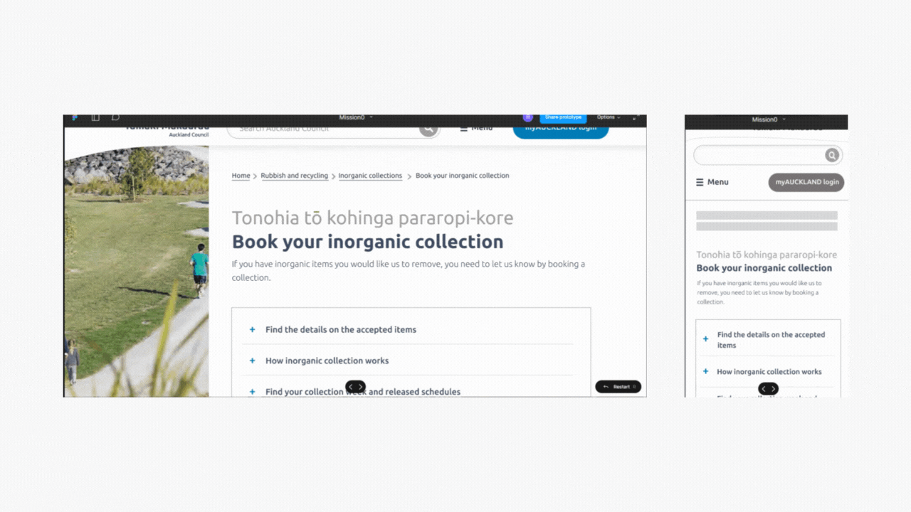 New Webpage - Desktop & Mobile