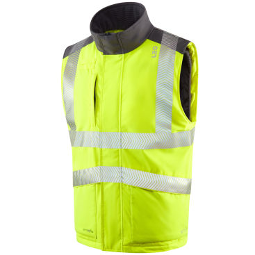 HALSINGER Leo EcoViz Performance+ Bodywarmer - Hi-Vis Yellow