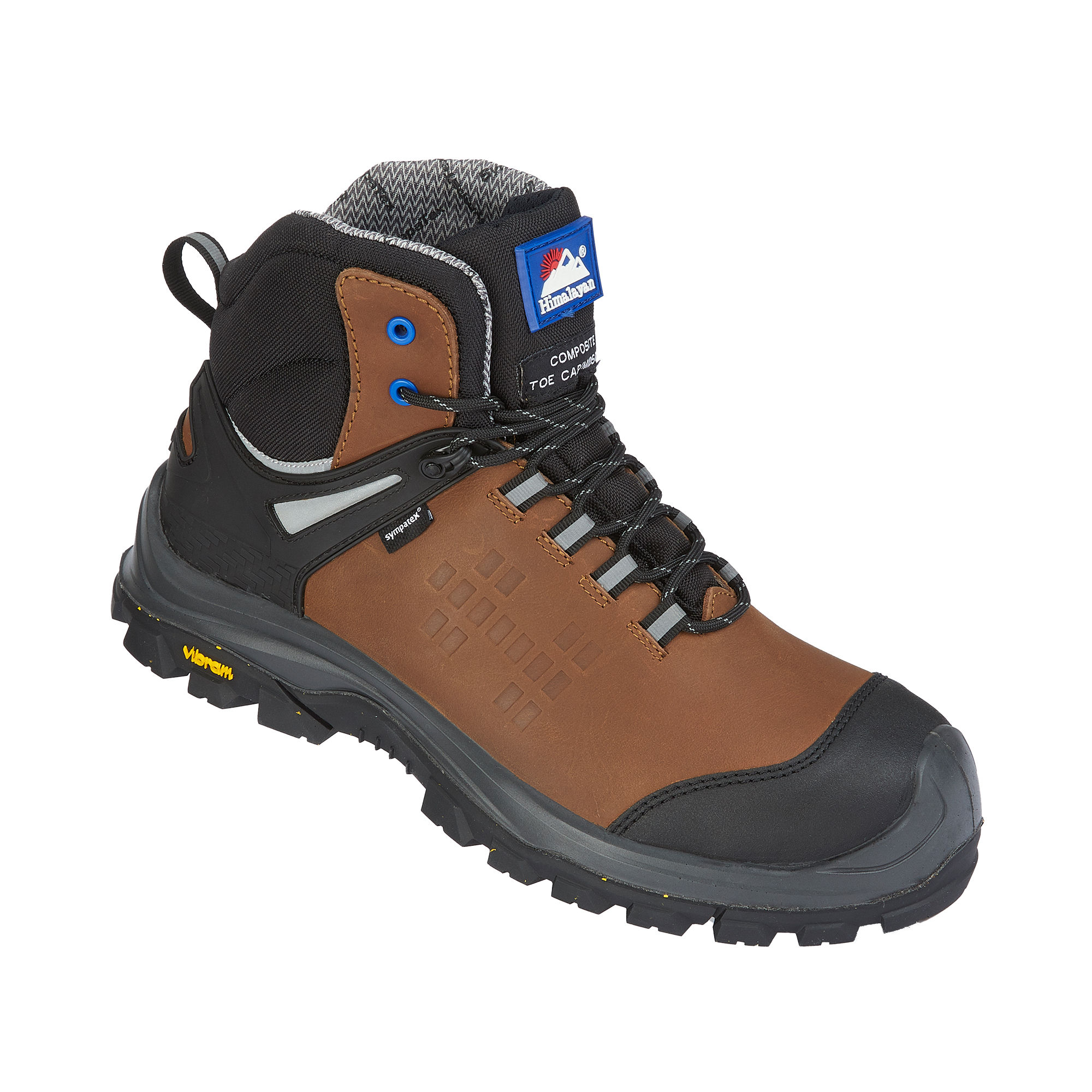 HIMALAYAN 5704 VIBRAM S3 BROWN WATERPROOF SAFETY BOOT