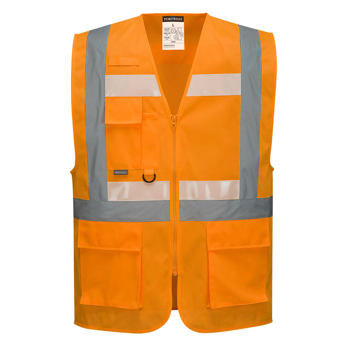G456 - Glowtex Ezee Zip Executive Vest