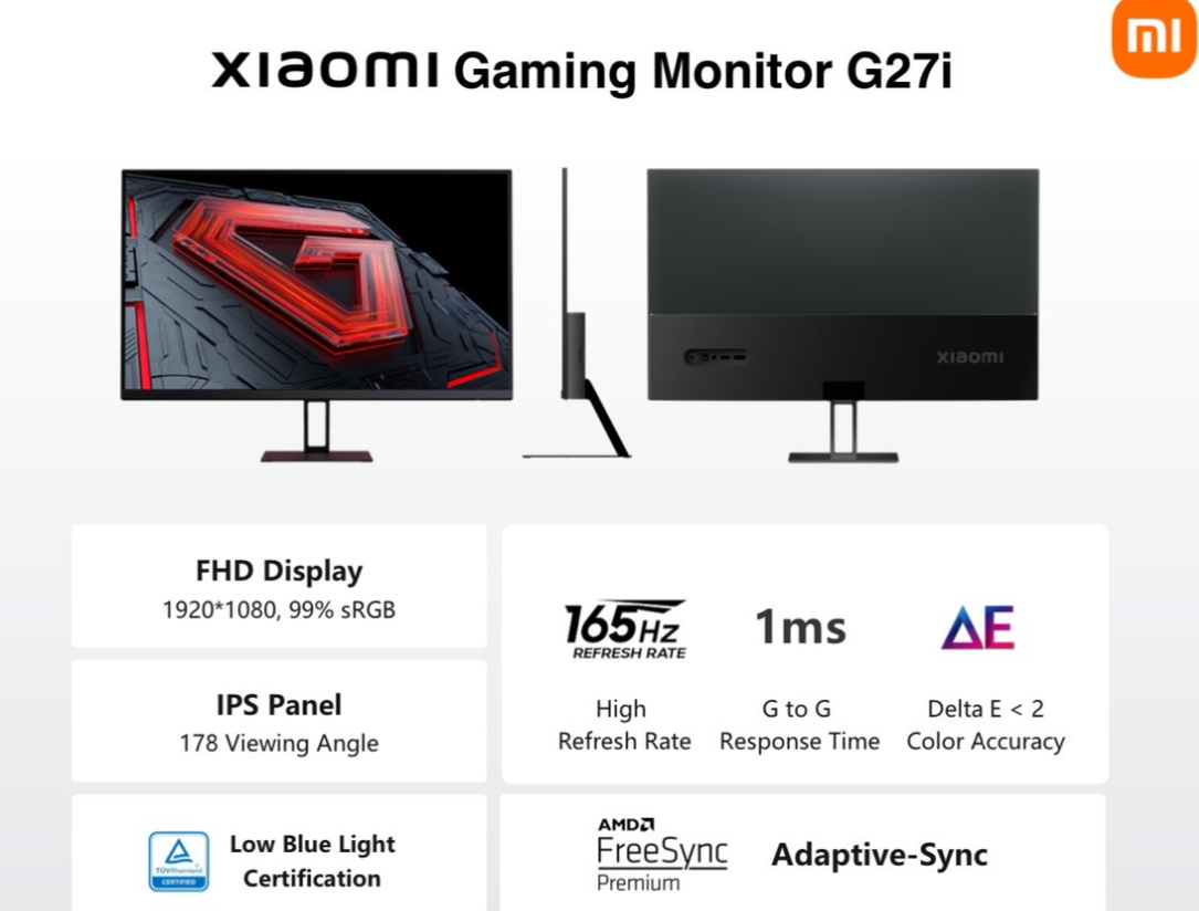 Xiaomi Gaming Monitor G27i
