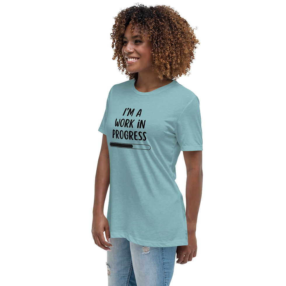 Thumbnail: Women's Relaxed Work In Progress T-Shirt