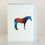 Thumbnail: Horse all occasions Greeting Card  – Douglas Gilbert illustration | Lapin Curiosities