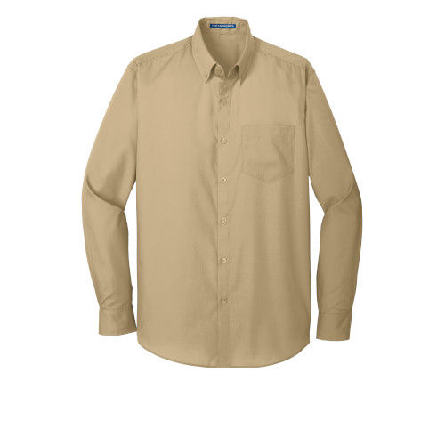 Thumbnail: W100 Port Authority® Long Sleeve Carefree Poplin Shirt