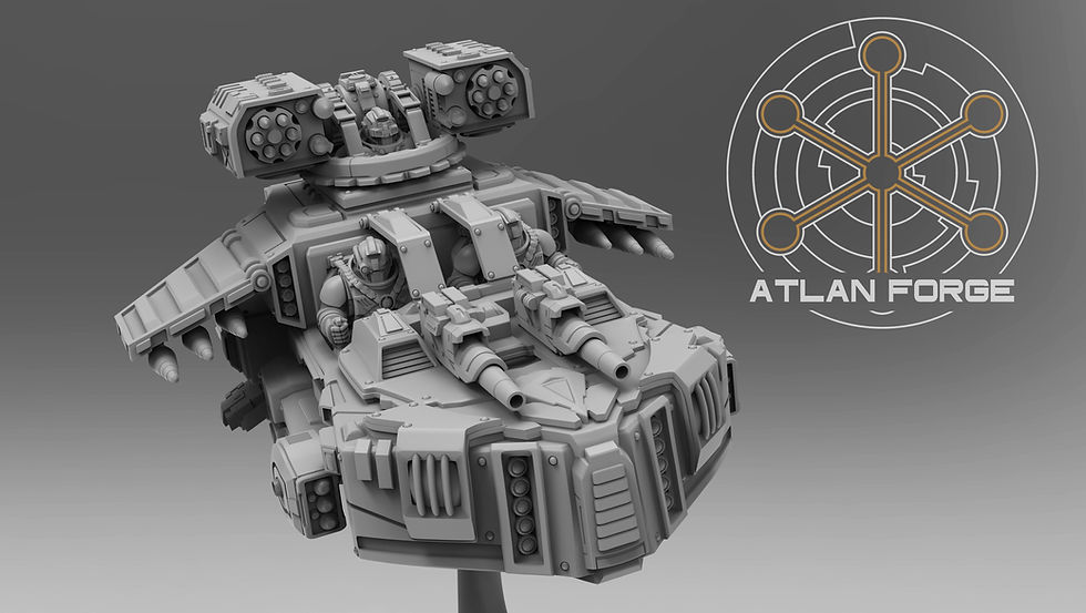 Thumbnail: Battle Speeder by Atlan Forge Miniatures