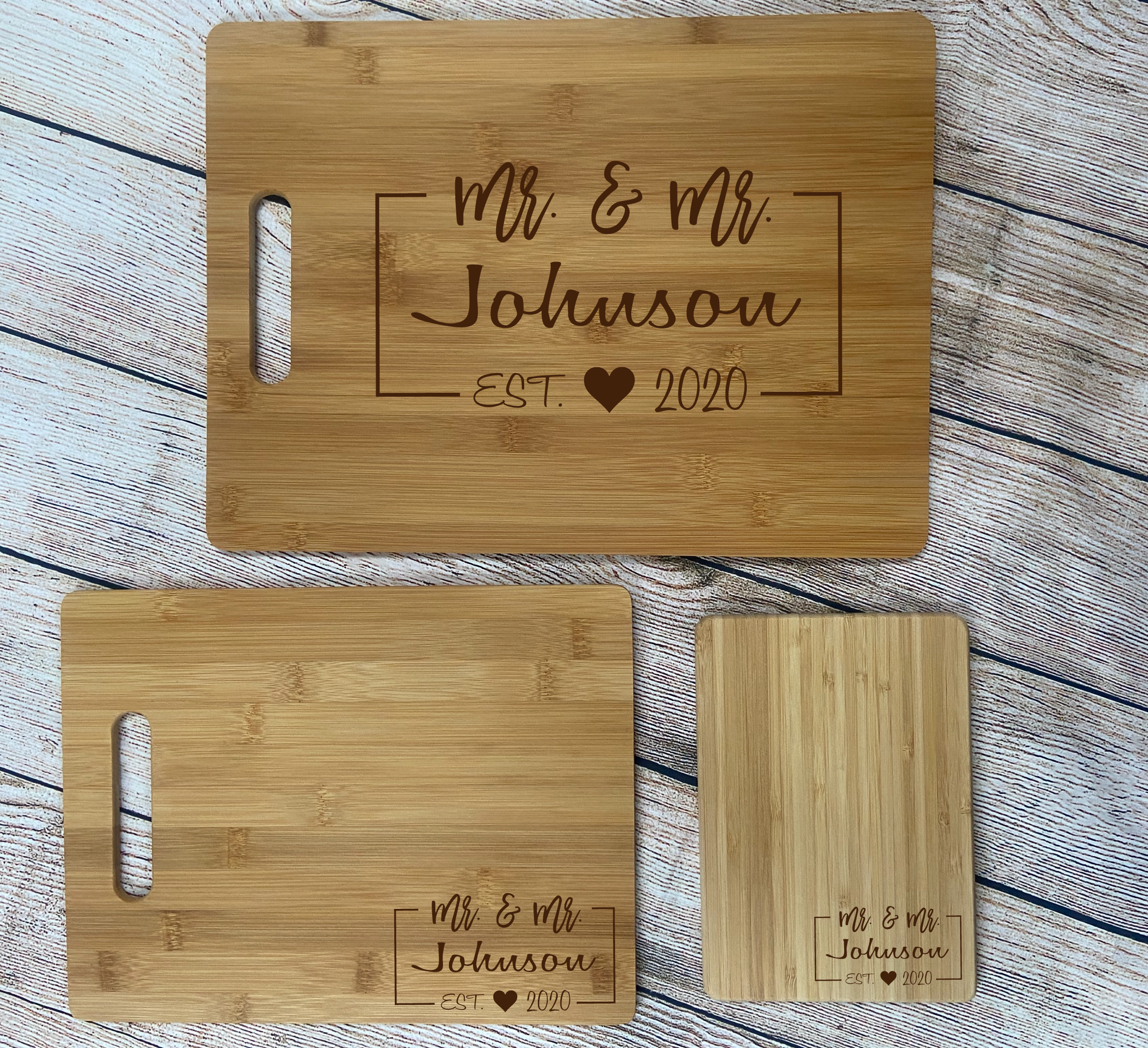 Custom Laser Engraved Cutting Boards