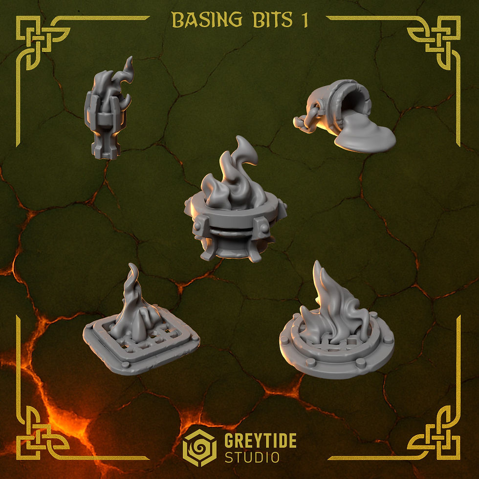 Thumbnail: 10 Pack - Basing Bits - Anvil Wardens- GreyTide Studios