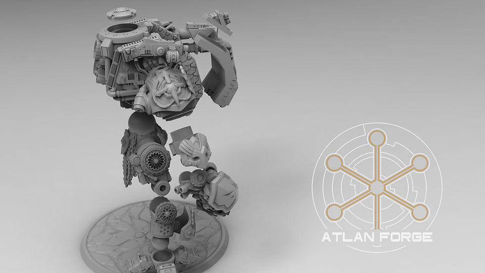 Thumbnail: Templar Crusader Dreadnought Exploded View 1