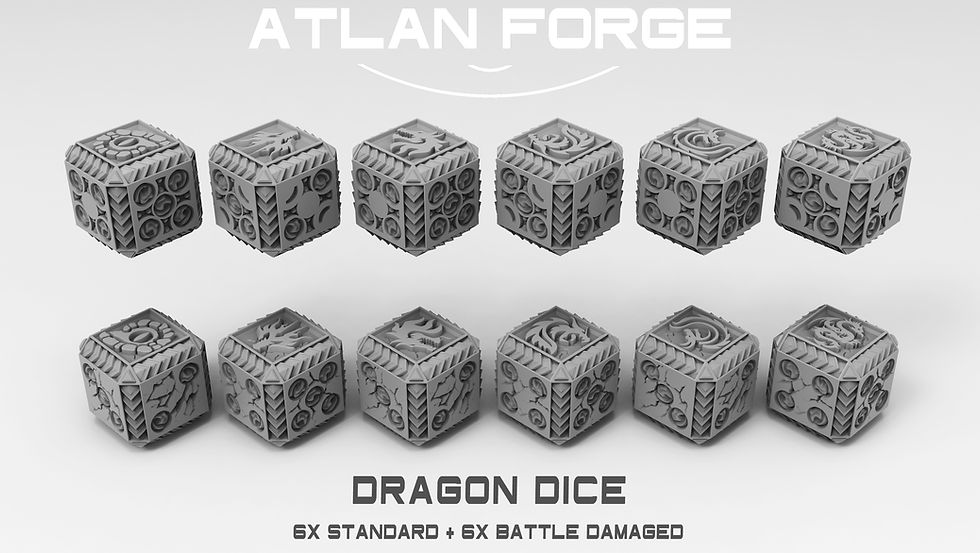 Dragon Dice - x12 - by Atlan Forge