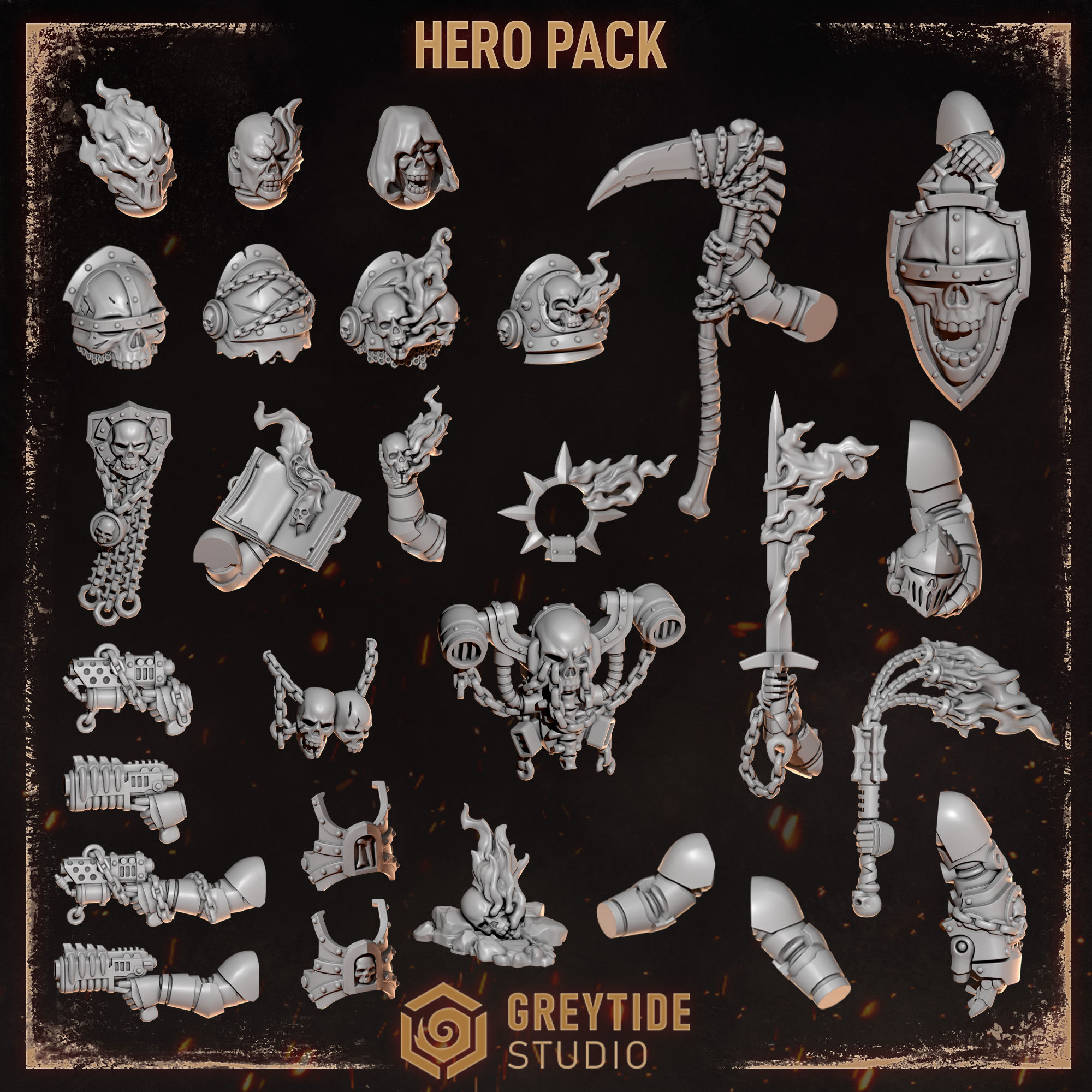 Cursed Company Part 2 - Hero Pack - GreyTide Studios